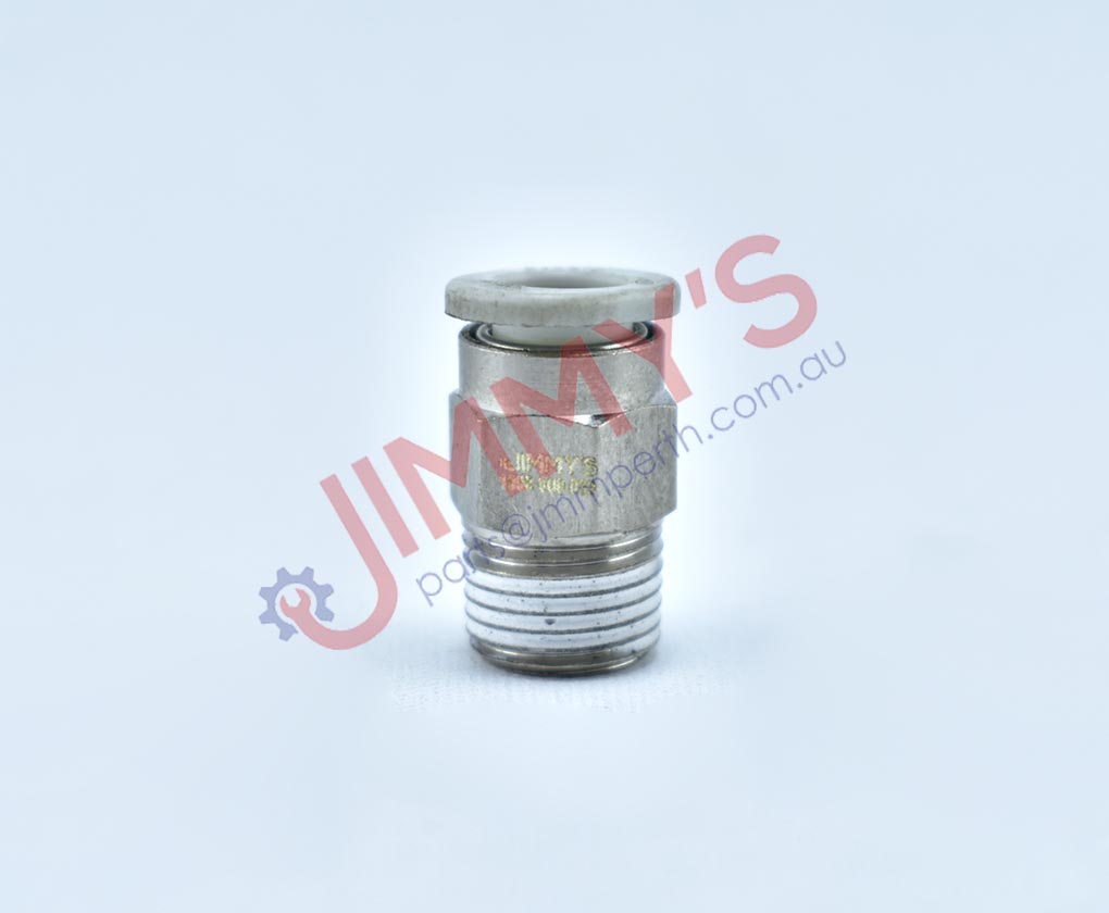 1998 000 039 – Tube Male Adaptor with Push in 4, 20 Thread Fitting