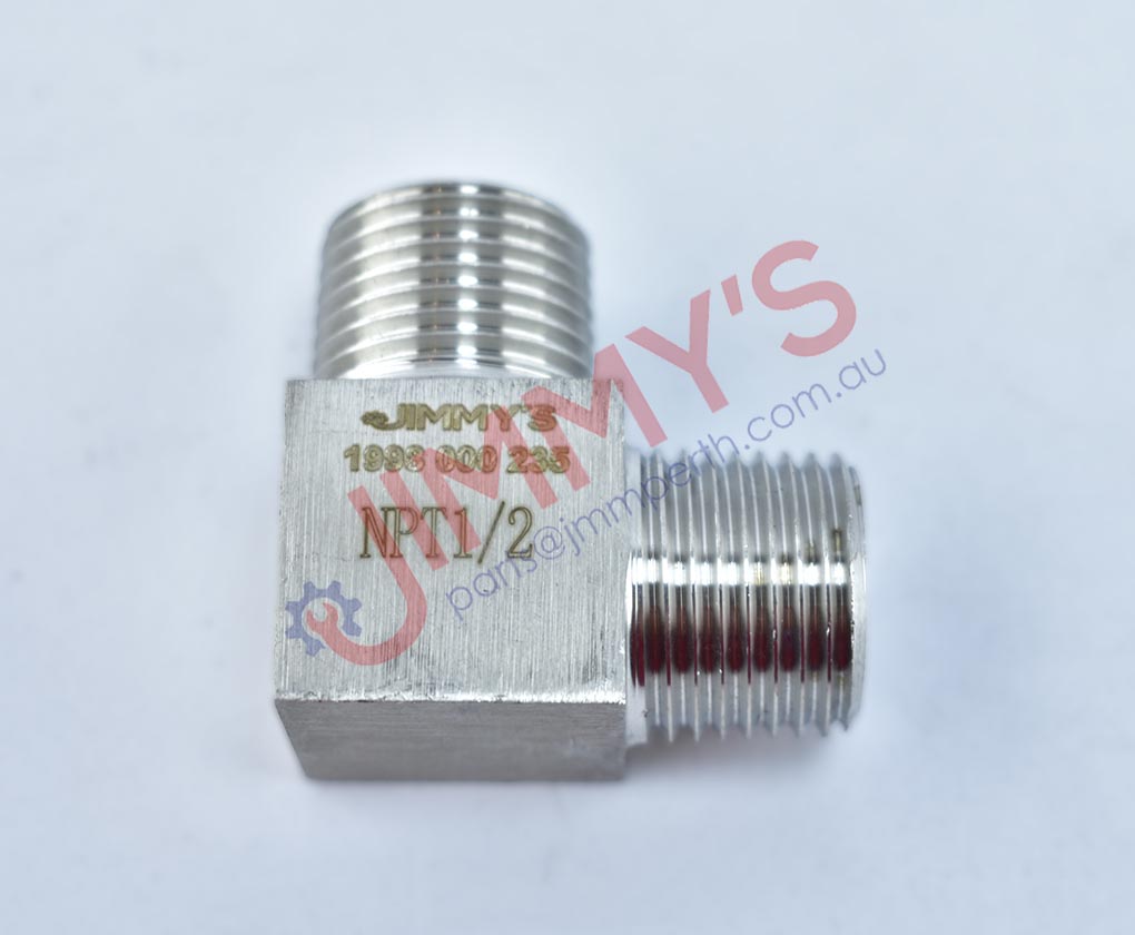 1998 000 235 – 1/2 NPT Male to Male Elbow Fitting