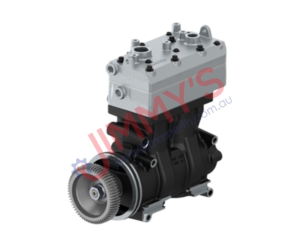 Genuine Wabco – Twin Cylinder Compressor, 2-Stage, Flange Mounted – Part No. 9125180050