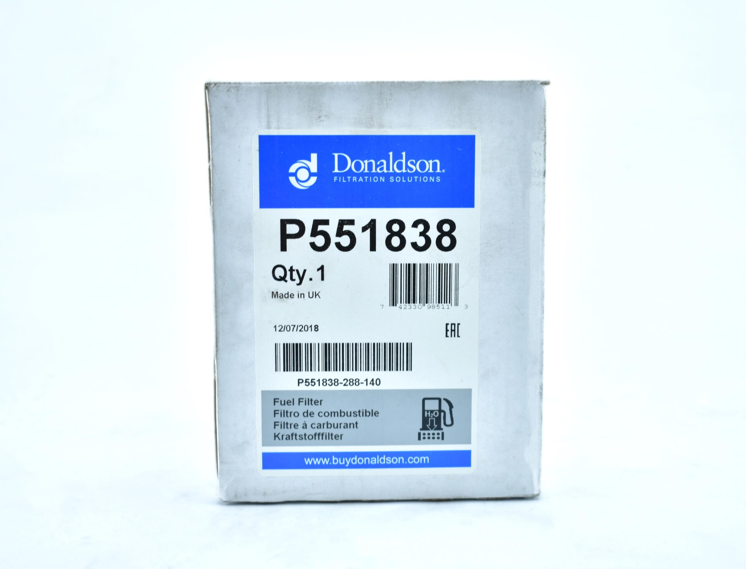 Donaldson Fuel Filter P551838