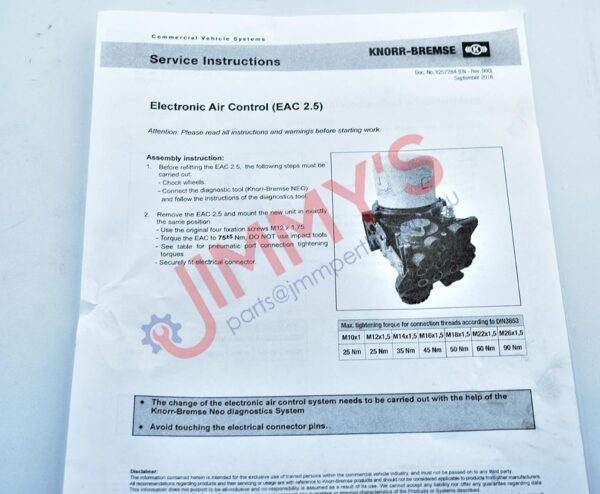 Knorr Bremse – EAC Air Processing Unit – K214840N50