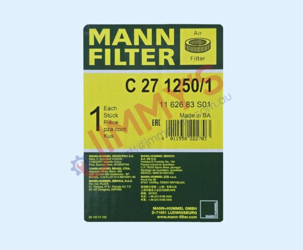 Mann Filter – Air Filter C 27 1250/1